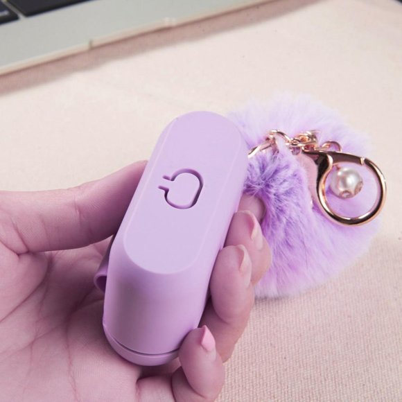 Lavender Silicone Case with Pom Pom for Airpods Pro - Picture 3 of 5